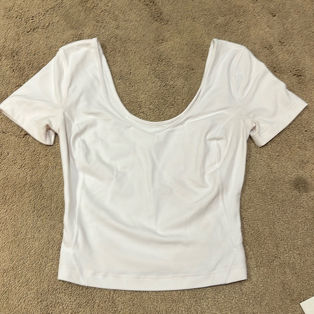 Lululemon white top